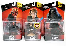 As with pretty much all disney infinity characters, this darth vader is well sculpted and finely detailed. 3 New Disney Infinity 3 0 Star Wars Figures Anakin Skywalker Darth Maul Kylo Ren 0650045593557 Buy New And Used Video Gameses Books And More Bigwords Com