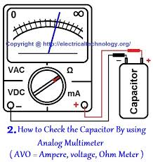 How To Test A Capacitor By Digital Analog Multimeter 6