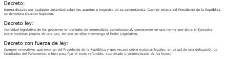 Es común confundir leyes con decretos pues ambos están relacionados con el mantenimiento del orden y la regulación de ciertos comportamientos y actividades. Conoce La Diferencia Entre Decreto Biblioteca Del Congreso Nacional Facebook