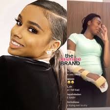Yaya Mayweather S Alleged Stab Victim Lapattra Jacobs Shows Her Injury While Displaying Baby Bump This Hand Isn T Working Video Thejasminebrand