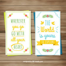 15% off with code zcreatetoday. Free Vector Cute Cards With Inspirational Quotes
