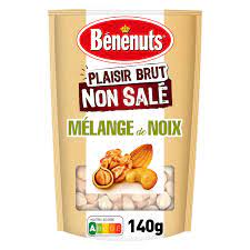 BENENUTS Mélange de noix amandes noix cajous noisettes non salés 140g pas  cher - Auchan.fr