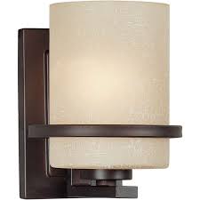 Retro wall lamps light vintage style home lighting for vanity living room lights. Lowe S Barringer 5 In W 1 Light Antique Bronze Transitional Wall Sconce Lw24040132 Shefinds