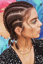 This subtle braided style involves cornrowing your hair right at the front and tying your natural hair if you have long hair that is bothersome but you are not ready to cut it short, try out this cornrows. 33 Hottest Ideas For Your Short Hair Style Lovehairstyles Com Braids For Short Hair Hair Styles Short Hair Styles