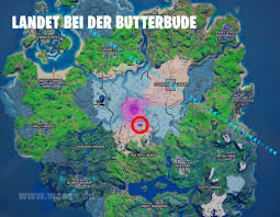 You'll need to visit an we used fortnite.gg to create a map of all weapon upgrade locations in season 5 (as of v15.00). Fortnite Landet Bei Der Butterbude Season 5 Auftrag