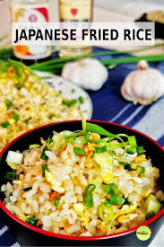 Japanese Fried Rice With Garlic How To Prepare Quick And Easy Recipe Asian Vegetarian Recipes Japanese Fried Rice Easy Chicken Recipes