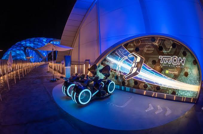 TRON Lightcycle Run at Disney World - Disney Tourist Blog
