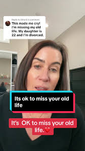 Replying to @Gina B. Its iok yo moss your old life. #midlifewomen #divorce  #womenover50 #startingover #secondchances #changeisgood #coachingwomen