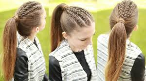 Braided ponytail hairstyles are a catwalk favourite every season and they're just as great in real life, too. Braided Ponytail Hairstyle Ponytail Hairstyles Braidsandstyles12 Youtube