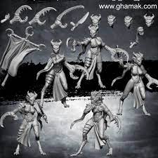 3D Printable Daemonettes by Ghamak