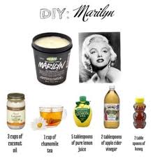 If you have white or blonde hair, do a spot. Diy Lush Marilyn Hair Mask For Blondes How To Lighten Hair Diy Hair Mask Lush Diy