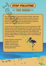 Sequencing Activity Stop Polluting The Ocean Persuasive Text Persuasive Text Sequencing Activities Persuasive Text Examples