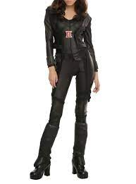 Marvel Captain America The Winter Soldier Black Widow Costume Hot Topic Black Widow Costume Black Widow Halloween Costume Captain America Halloween Costume
