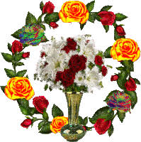 Flowers gif beautiful bouquet of flowers pretty flowers i love you husband always love you beautiful gif beautiful roses wine glass images rose flower arrangements. Flower Animation Gifs Tenor