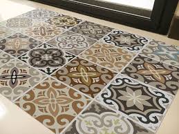 Moroccan Tiles Floor Mat Pvc Kitchen Rug Linoleum Area Rug Etsy Vinyl Flooring Retro Vinyl Flooring Vinyl Floor Mat