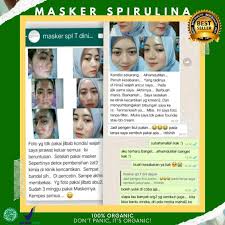 Namun jangan menggunakan masker sampai ketiduran, cukup menggunakan masker selama 20 hingga 30 menit saja. Spirulina Tiens Spirulina Original Masker Spirulina Masker Wajah Alami Masker Jerawat Ampuh Shopee Indonesia