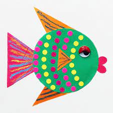 Jar Lid Fishes Kids Crafts Fun Craft Ideas Firstpalette Com Fish Crafts Fish Crafts Kids Crafts