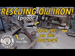 Drill presses come in two flavors: Rescuing Old Iron 1890 S Camel Back Drill Press More Episode 1 Grandpas Hoard Youtube