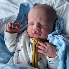 Custom doll for baby girl with cleft lip