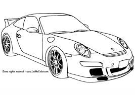 Ausmalbild Porsche 911 Gt3 Ausmalbilder Kostenlos Zum