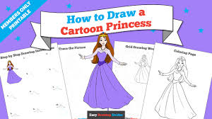 I will guide you through the simple steps of drawing mulan by using easy to follow illustrations. How To Draw A Cartoon Princess Easy Drawing Guides