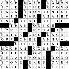 La Times Crossword 28 Oct 20 Wednesday Laxcrossword Com