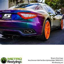 Avery Dennison Sw900 Supreme Wrapping Film Sw900-611-s Colorflow Gloss Lightning Ridge Color Shift Automotive Wrap Vinyl Film Avery Dennison Vinyl