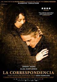 It stars jeremy irons and olga kurylenko in lead roles, and was released on 14 january 2016. La Corrispondenza 2016 Filmaffinity