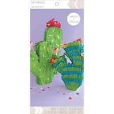 Growing your own cactus can be challenging. K Company Cactus Crepe Paper Decor Kit Target