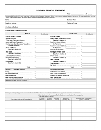 Explore Our Sample Of Generic Personal Financial Statement Template For Free Personal Financial Statement Financial Statement Financial Statement Templates