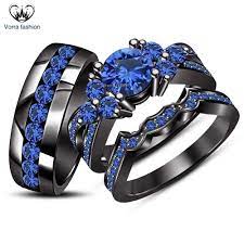 Pin By Cheyenne Lebouef On Rings Black Wedding Rings Black Gold Ring Engagement Rings Sapphire