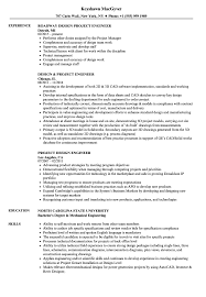 Project Design Engineer Resume Samples Velvet Jobs