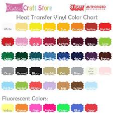 68 All Inclusive Siser Color Chart