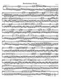 1 Page Version Of Chopin S Revolutionary Etude Op 10 No 12 Piano Sheet Music Free Sheet Music Piano Sheet Music
