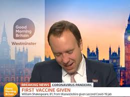 Don't miss a thing by getting the day's biggest stories sent direct to your inbox. Matt Hancock In Tears On Gmb As He Hears From First Man To Receive The Coronavirus Vaccine Called William Shakespeare Manchester Evening News