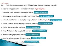 Bahasa melayu tahun 3 ayat tunggal dan ayat majmuk. Contoh Ayat Tunggal Ayat Majmuk Dev Ryoko