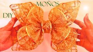 Diy Monos Flores Y Lazos De Navidad En Cintas Ribbons And Bows Christmas Flowers Como Hacer Monos Navidenos Cintas Navidenas Lazo Navideno