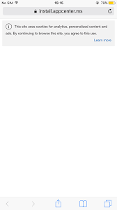 Cant browse site appcenter.ms iOS 10-11 · Issue #542 · microsoft/appcenter  · GitHub