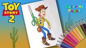 Make a coloring book with toy story sheriff woody for one click. Disney Toystory 2 Cartoons Coloring Book Sheriff Woody Coloringpages Youtube