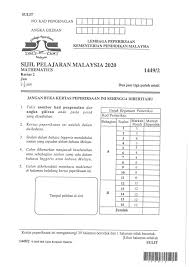 Important notice to all spm attendees: Ulangan Spm 2020