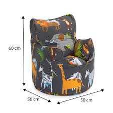 Childrens Character Filled Beanbag Kids Bean Bag Chair Seat Bedroom Play Tv Room Ebay