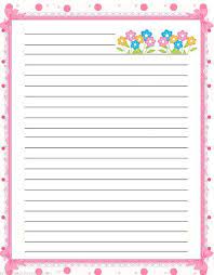 Maybe you would like to learn more about one of these? Free Lined Handwriting Paper With Border Free Printable Stationery Printable Stationery Writing Paper Printable