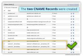 How To Create The Cname Records For Outbound Dkim Signing Using Godaddy Dns Office 365 Part 8 10 O365info Com