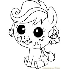 Friendship is magic, developed by lauren faust, originally aired on the hub in the united states. Applejack Coloring Pages For Kids Download Applejack Printable Coloring Pages Coloringpages101 Com