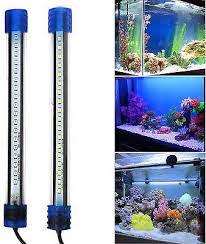 Amazon Com Aquarium Waterproof Led Light Bar Fish Tank Submersible Down Light Tropical Aquarium Products 3w 30cm Color White Pet Supplies
