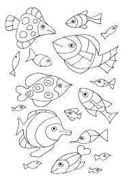 Gratuit Poissons Coloriage De Poissons Coloriage Poisson