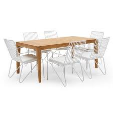 Modrn Industrial Teak Patio Dining Table Walmart Com Patio Dining Set Patio Dining Patio Dining Table