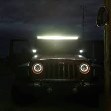 Added A Few New Lights Last Night On My Jku Loving The Halo S What Do Yall Think Jeep Jeeplife Wrangler Jeeps Cherokee Jeepm Jku Jeep Lights Jeep Life