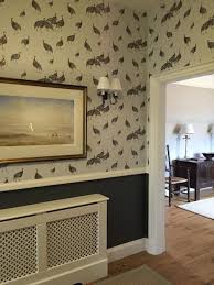 Bradley Usa Juliet Travers Wallpaper Birds Of A Feather Bradleyusa Dado Rail Living Room Dado Rail Wallpaper House Design