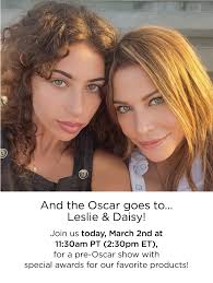 Don't miss our Oscar pre-show with Leslie & Daisy